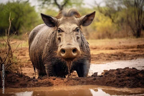 Warthog in wildlife close up © Venka