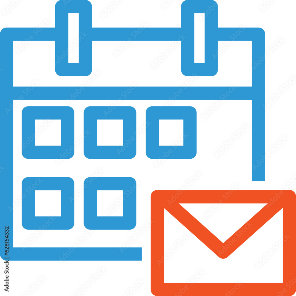 clean modern outline calendar icon clean modern outline calendar icon