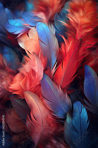 Beautiful feathers for background © grey