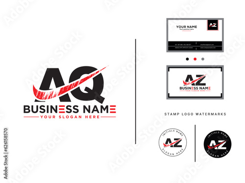 Modern AQ a q Business Logo Icon For Your Any Type Of Business