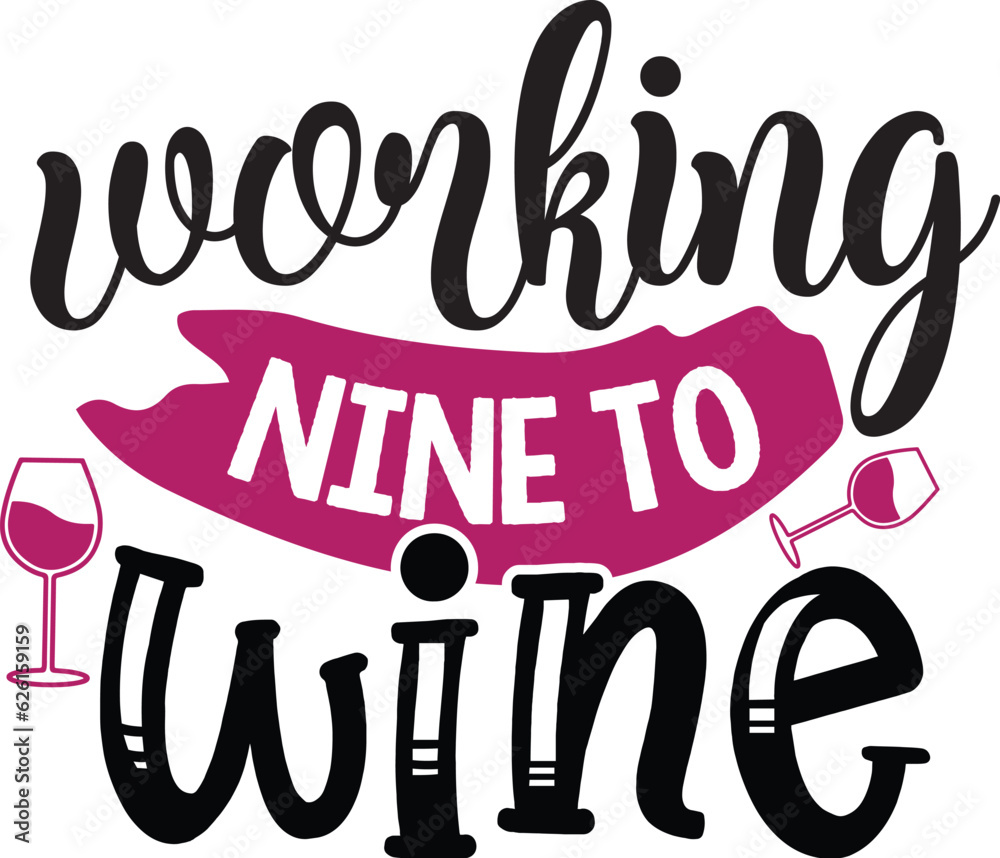 Wine SVG Design