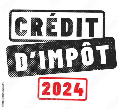 tampon crédit d'impôt 2024