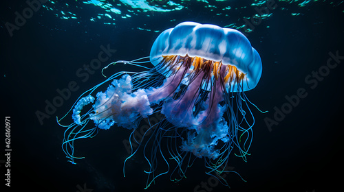 Jellyfish.  Generative AI © Nico Vincentini