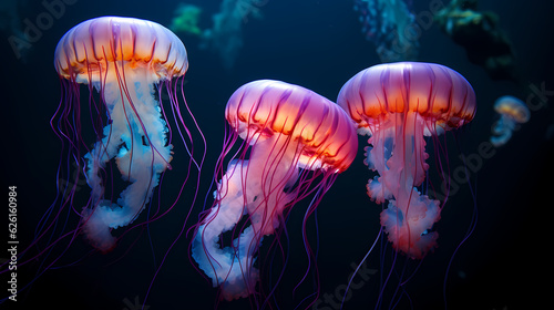 Jellyfish.  Generative AI © Nico Vincentini
