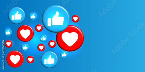 Social media concept background. Website and Internet technology mail contact us page concept