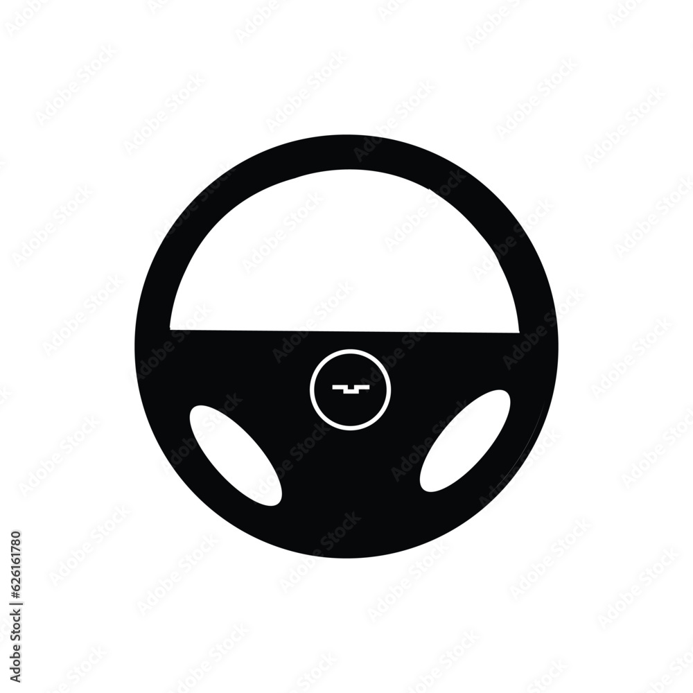 steering wheel icon vector steering wheel icon vector