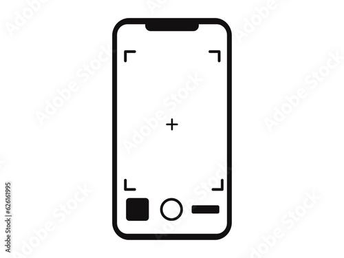 スマホのカメラ機能の画面