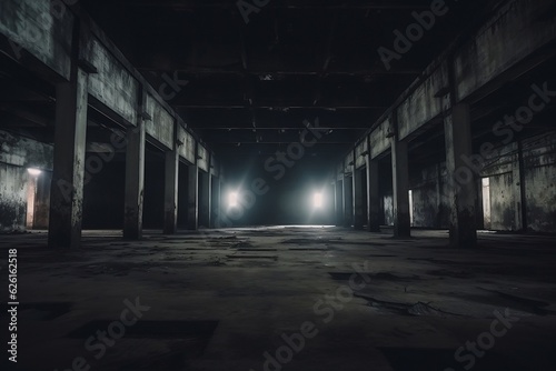 Exploring the Enigmatic Abandoned Building or Public Space. Generative AI