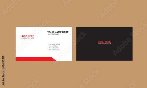 Wallpaper Mural card template business card design vector creative modern design personal card simple visiting horizontal corporate style illustration luxury company premium professional quality print template brand Torontodigital.ca