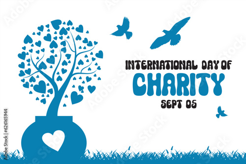 International Day of Charity vector illustration