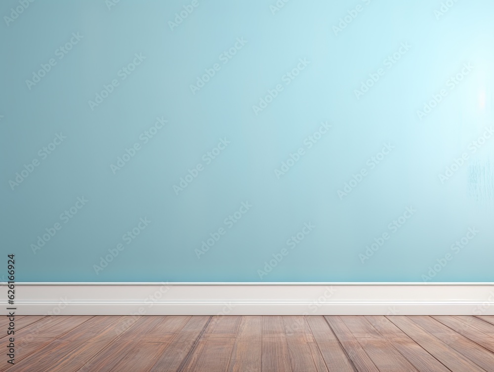 Fondo de producto. suelo y pared celeste Fondo de producto. suelo y pared celeste