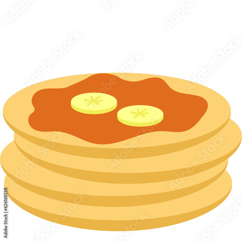Pancake Food Illustration