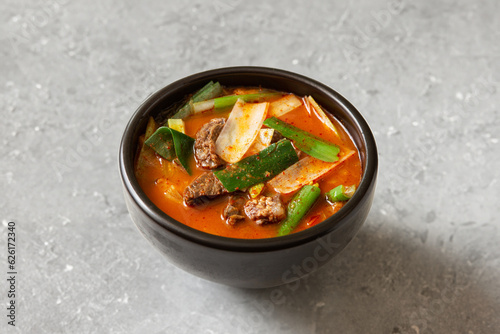 hot spicy meat stew, korean food