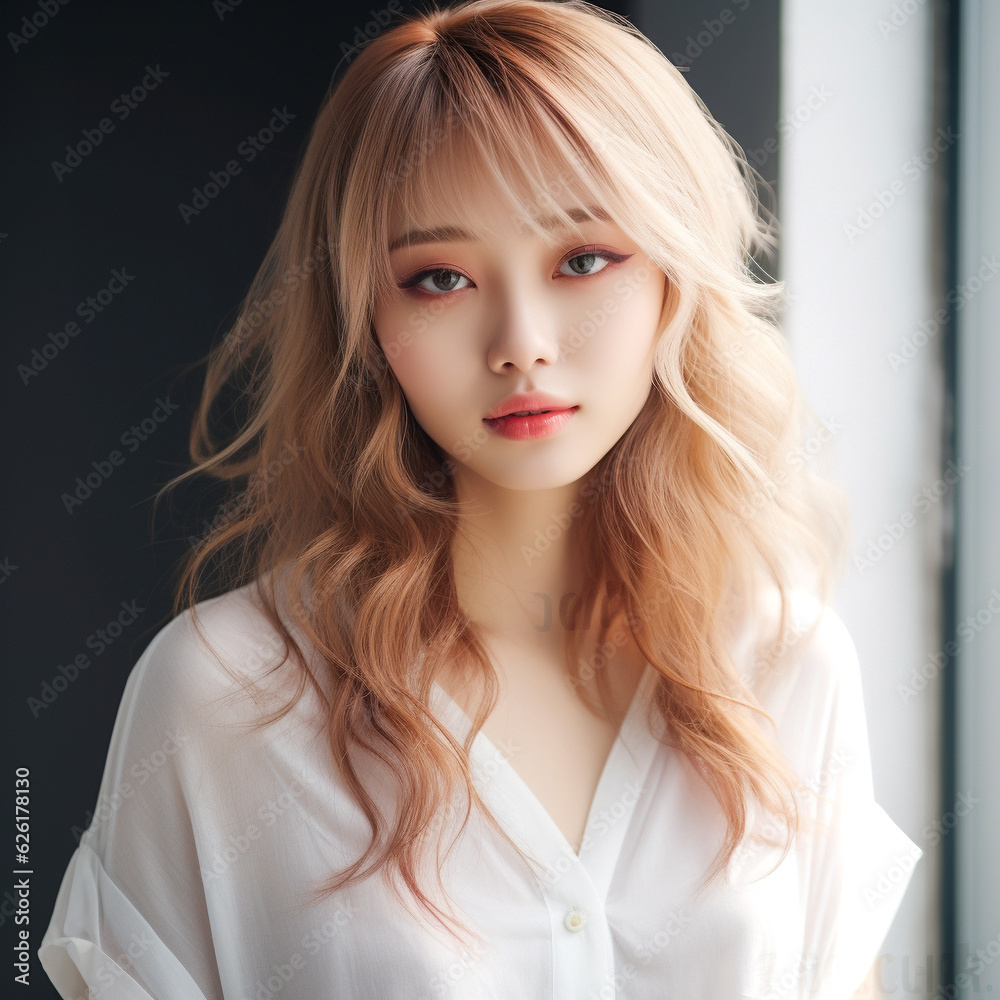ゆるふわヘアのモデル(髪の質感特化) ゆるふわヘアのモデル(髪の質感特化)