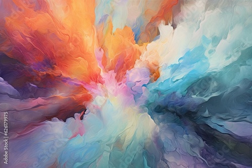 abstract colorful background Generative Ai