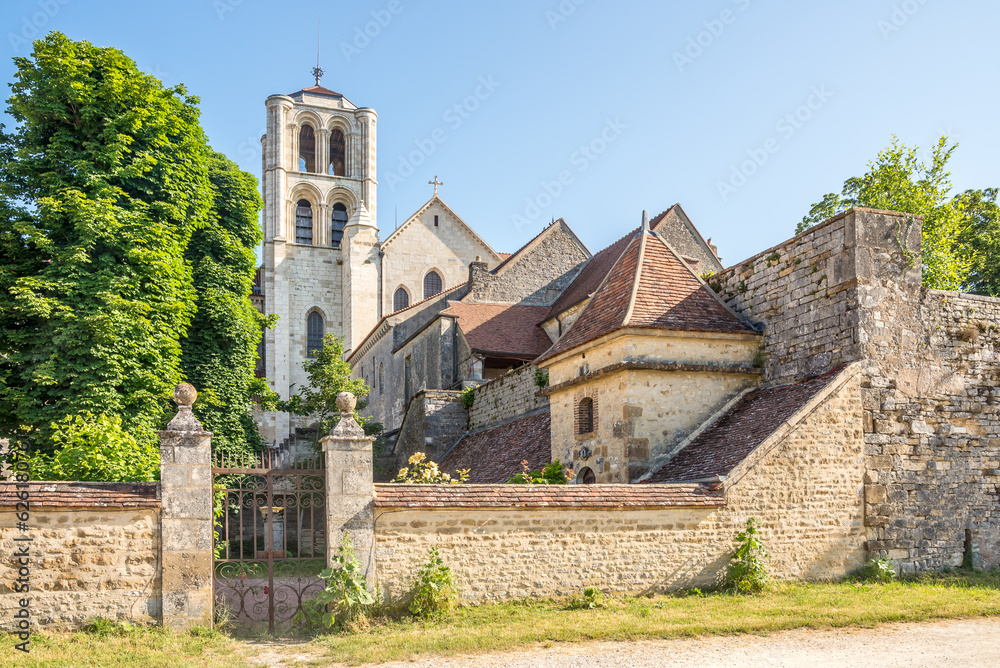 View at the Abbey of Vezelay - France