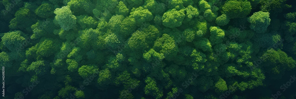Sun shining through the trees banner and wallpaper background. Generative AI Sun shining through the trees banner and wallpaper background. Generative AI