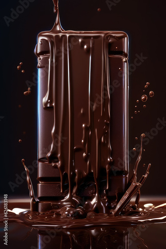 chocolate, generated by artificial intelligence