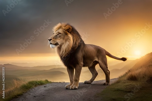 lion in the wild © ALI