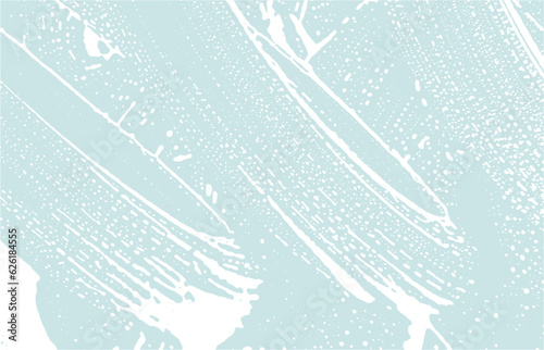 Grunge texture. Distress blue rough trace. Cool ba
