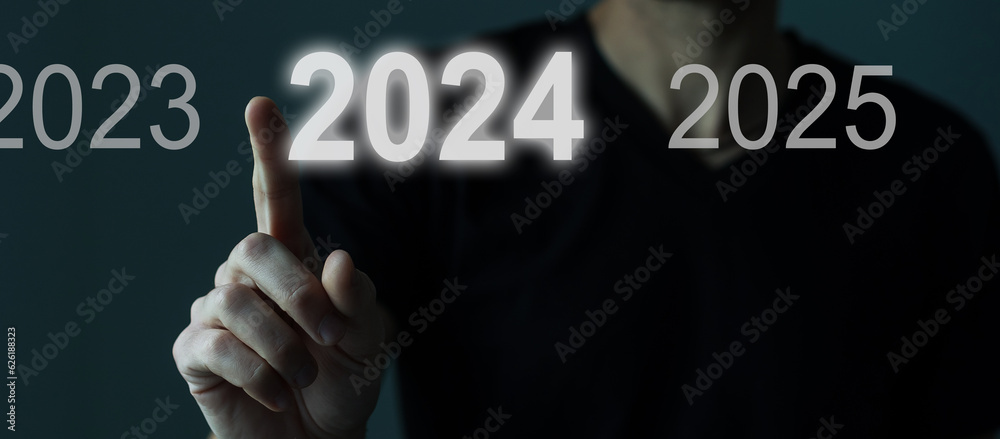 2023 2024 2025 for preparation and focus new business of new year concept. 2023 2024 2025 for preparation and focus new business of new year concept.