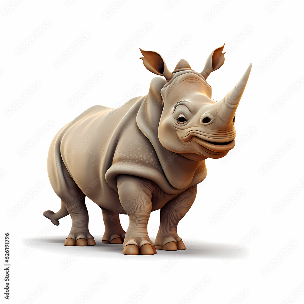 Naklejka premium Rhinoceros