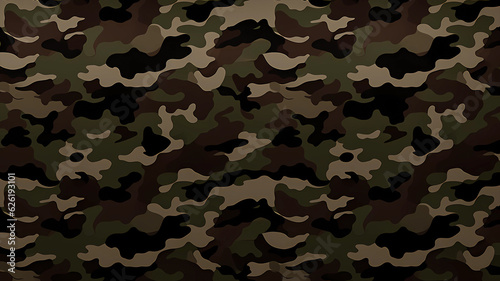 Hand-painted military camouflage pattern background material	
