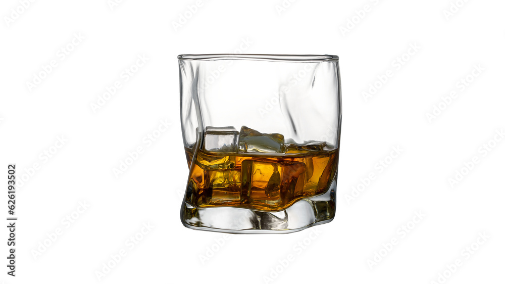 ice cube whiskey glass isolated on white background whiskey on the rocks PNG elements ice cube whiskey glass isolated on white background whiskey on the rocks PNG elements
