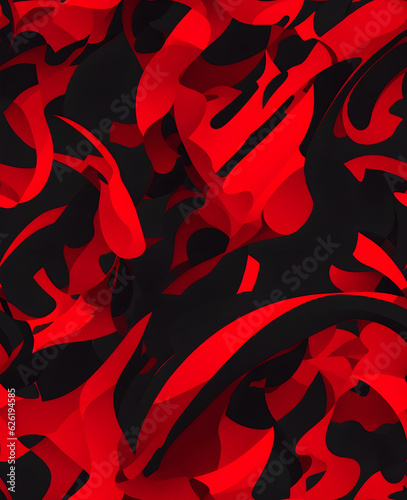 Abstract artistic red and black aesthetic background design 