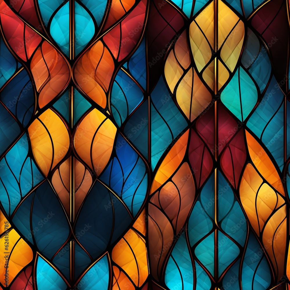 Seamless pattern, colorful, beautiful shapes Seamless pattern, colorful, beautiful shapes