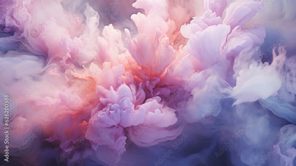 colorful cloud background or gas explosion