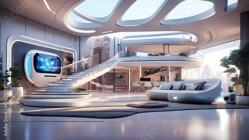  Futuristic Smart Home Interiors © Jayasankha