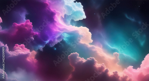 colorful nebula Wallpaper