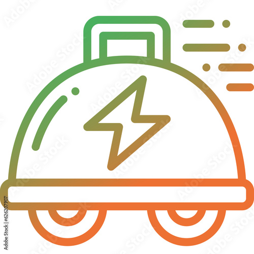 cloche gradient line icon