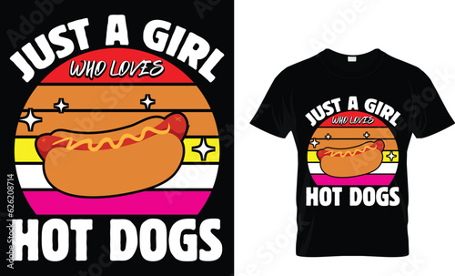 just a girl who loves hot dogs