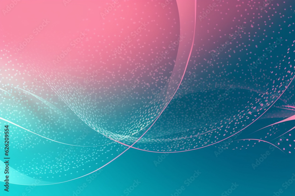 Obraz premium Stunning wallpaper design featuring a captivating blue background adorned with a graceful pink swoosh, adding a touch of elegance. Ai generated