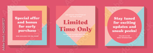 Special Promo, Product Launch, Early Purchase Social Media Template Post 