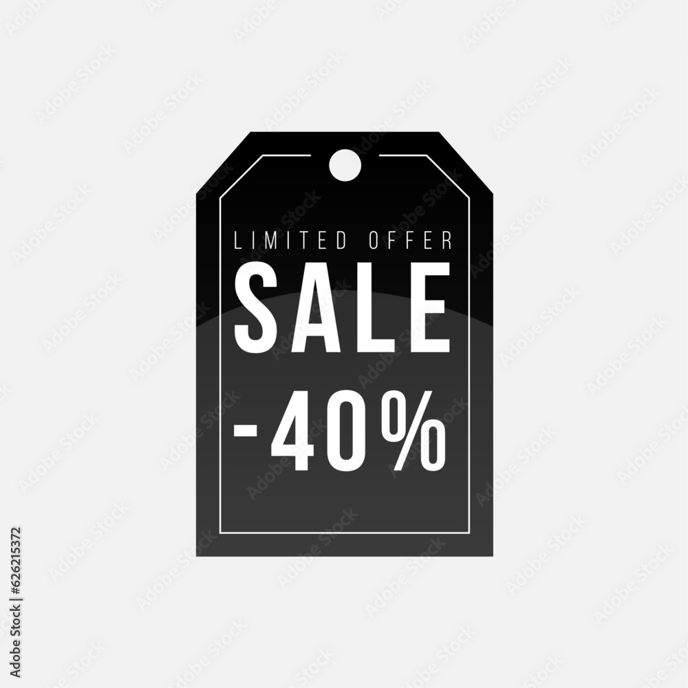 Sale label, Best price label