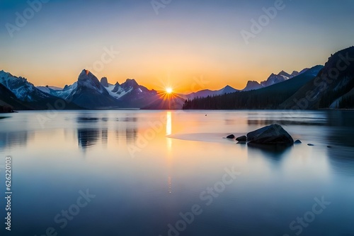 sunrise over the lake © CREAM 2.0