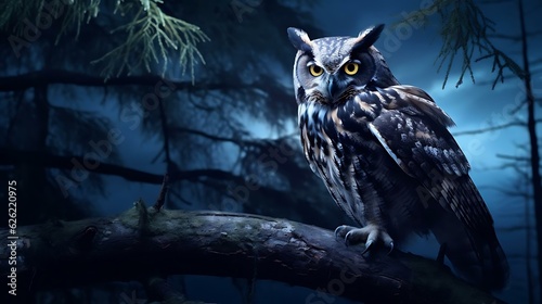 an owl on a branch