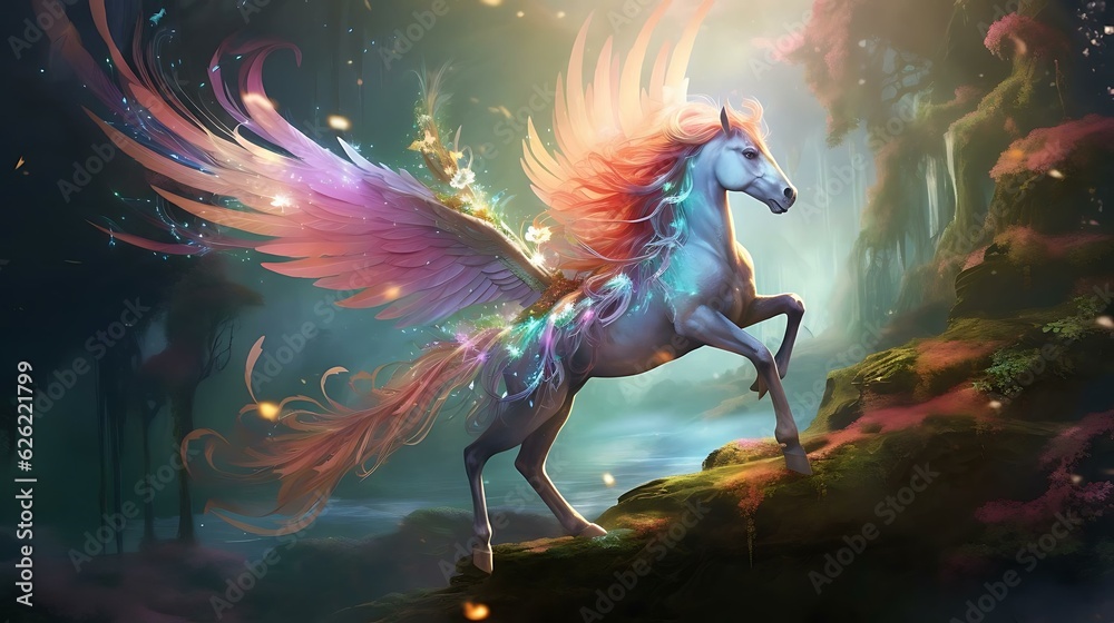 a horse with wings and wings a horse with wings and wings