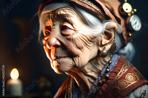 Portrait of an old women