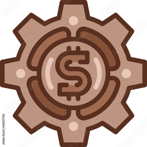econometric two tone icon