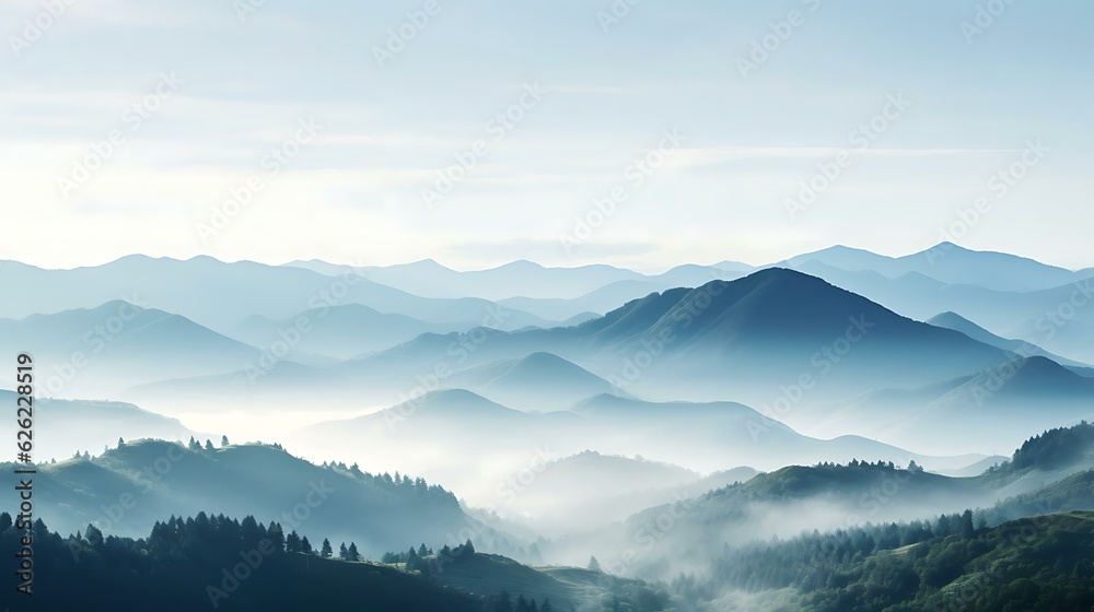 a view of a mountain range