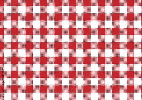 Red fabric plaid graphic texture