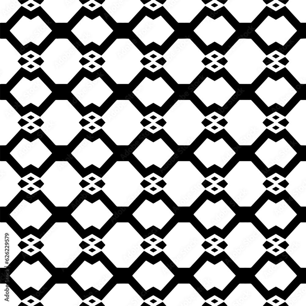 Naklejka premium Simple monochrome texture. Abstract background. seamless repeating pattern.Black and white color.