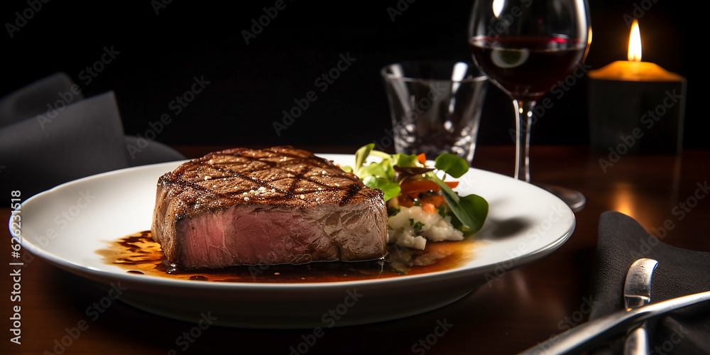 Restaurant Rinder Steak Well Done KI Restaurant Rinder Steak Well Done KI