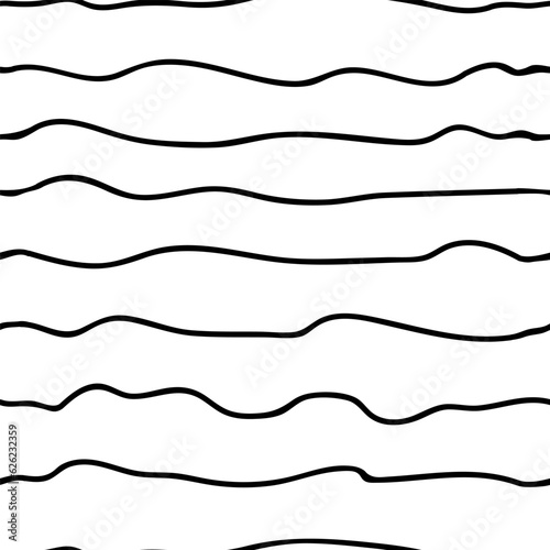 Horizontal lines abstract print seamless pattern