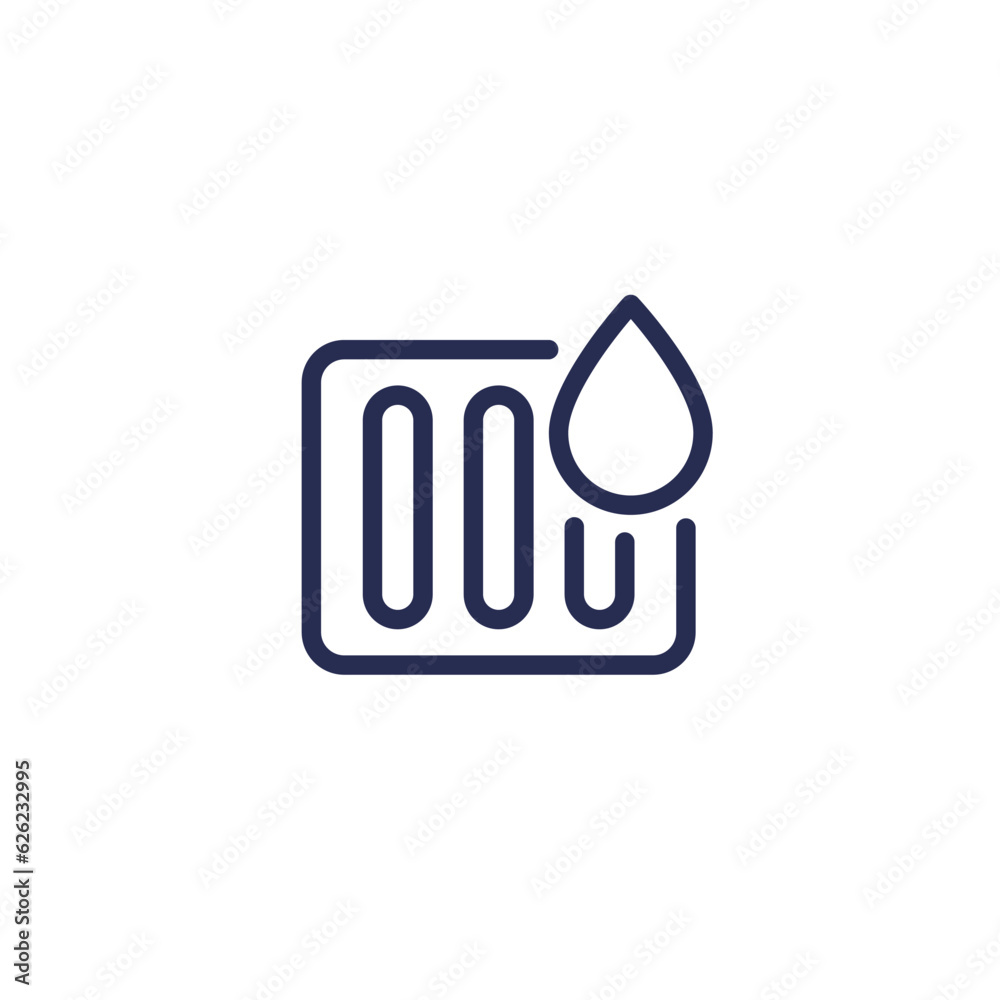 drainage or drain line icon drainage or drain line icon