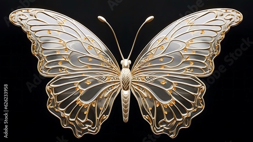 a close-up of a butterfly